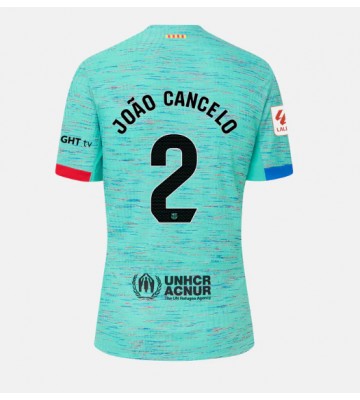 Barcelona Joao Cancelo #2 Tredje trøje Dame 2023-24 Kort ærmer